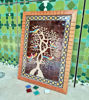 Picture of Birds On Engraved Tree Hanging Wall Decor - Mosaic Wall Art - Piece By Piece ART Work - + 300 Tiles - Handmade Wall Mount ART - Wall Decor