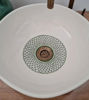Picture of Asymmetrical Bathroom Vessel Sink - Bathroom WashBasin - Countertop Basin - Mid Century Modern Bowl Sink Lavatory - Solid Brass Drain Cap