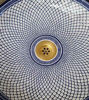 Picture of 10''- 20'' Fish Scales Ceramic Sink - Handmade Ceramic Bathroom Vanity Sink - Ceramic Vessel Sink - Bathroom Decor - Blue & White Sink