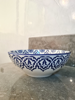 Picture of CUSTOMIZABLE Blue & White Ceramic Vessel / Drop In Sink, Bathroom Ceramic Sink Bowl, HandPainted Ceramic Basin, Countertop Vessel sink