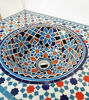 Picture of CUSTOM ORDER for Margaret - Ceramic & Mosaic Wall Mounted Sink 35" × 23"