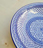 Picture of CUSTOMIZABLE 14" Ceramic Serving Plate - Decorative Wall Hanging, Wall Mount Ceramic Plate - Handmade Blue Plate GIFT
