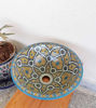 Picture of Customizable Hand-Painted Ceramic Vessel/Drop-In Sink – Moroccan Artisan Bathroom Basin