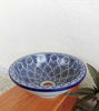Picture of CUSTOMIZABLE Ceramic Vessel / Drop In Sink, Bathroom Ceramic Sink Bowl, HandPainted Ceramic Basin, Bathroom Improvement, Bathroom Remodeling