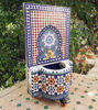 Picture of Customizable Mosaic Outdoor Wall Fountain – Handmade Garden Decor, Mid Century Mosaic Artwork