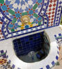 Picture of Customizable Mosaic Outdoor Wall Fountain – Handmade Garden Decor, Mid Century Mosaic Artwork