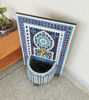 Picture of CUSTOMIZABLE Garden Patio Rustic Outdoor Wall Water Fountain - Mid Century Zellige Art