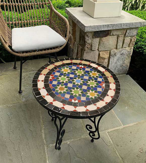 Picture of CUSTOMIZABLE Mosaic Table - Crafts Mosaic Table - Mosaic Table Art - Mid Century Mosaic Table - Handmade Coffee Table For Outdoor & Indoor