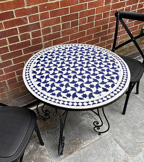 Picture of CUSTOMIZABLE Mosaic Table - Crafts Mosaic Table - Mosaic Table Art - Mid Century Mosaic Table - Handmade Coffee Table For Outdoor & Indoor