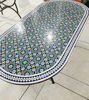 Picture of CUSTOMIZABLE Mosaic Table - Crafts Mosaic Table - Mosaic Table Art - Mid Century Mosaic Table - Handmade Huge Table For Outdoor & Indoor