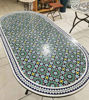 Picture of CUSTOMIZABLE Mosaic Table - Crafts Mosaic Table - Mosaic Table Art - Mid Century Mosaic Table - Handmade Huge Table For Outdoor & Indoor