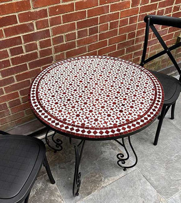 Picture of CUSTOMIZABLE Mosaic Table - Crafts Mosaic Table - Mosaic Table Art - Mid Century Mosaic Table - Handmade Coffee Table For Outdoor & Indoor