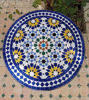 Picture of Customizable Moroccan Mosaic Coffee Table – Handmade Zellige Tile Table for Patio or Living Room