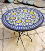 Picture of CUSTOMIZABLE Mosaic Table - Crafts Mosaic Table - Mosaic Table Art - Mid Century Mosaic Table - Handmade Coffee Table For Outdoor & Indoor