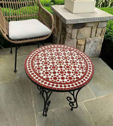 Picture of CUSTOMIZABLE Mosaic Table - Crafts Mosaic Table - Mosaic Table Art - Mid Century Mosaic Table - Handmade Coffee Table For Outdoor & Indoor