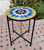 Picture of Customizable Moorish Star Mosaic Coffee Table – Handmade Mid-Century Outdoor/Indoor Decor