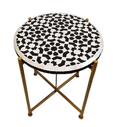 Picture of CUSTOMIZABLE Mosaic Table - Crafts Mosaic Table - Mosaic Table Art - Mid Century Mosaic Table - Handmade Coffee Table For Outdoor & Indoor