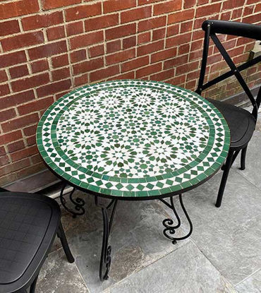 Picture of CUSTOMIZABLE Mosaic Table - Crafts Mosaic Table - Mosaic Table Art - Mid Century Mosaic Table - Handmade Coffee Table For Outdoor & Indoor