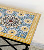 Picture of CUSTOMIZABLE Low/High Rectangular Mosaic Table - Crafts Mosaic Table - Mosaic Table Art - Mid Century Zellije Table - For Outdoor & Indoor | Mid Century Low/High Rectangular Mosaic Table