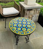 Picture of Garden Patio Handmade Outdoor Decor Table - Outdoor Indoor - CUSTOM Mid Century Table- Farmhouse Handmade Colorful Artwork