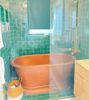 Picture of Handmade Emerald Green Terracotta Zellige Tiles – 50x50mm Moroccan Mosaic for Kitchen & Bathroom