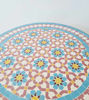 Picture of Customizable Turquoise Mosaic Table – Handmade Moroccan Zellige Coffee Table for Indoor & Outdoor Spaces