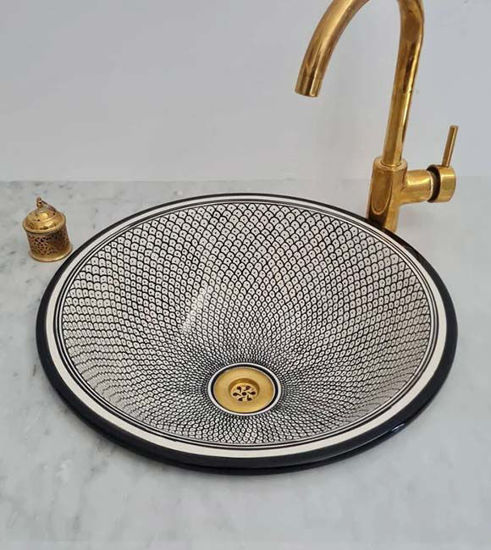 Picture of Fish Scales Bathroom Vessel Sink