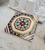 Picture of Handpainted Terracotta Zellige 10" x 10" Handmade Tiles - CUSTOMIZABLE Tiles for Kitchen Remodeling and Bathroom Projects