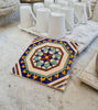 Picture of Handpainted Terracotta Zellige 10" x 10" Handmade Tiles - CUSTOMIZABLE Tiles for Kitchen Remodeling and Bathroom Projects