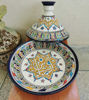 Picture of Handmade Authentic Berber TAGINE - Ceramic Cooking and Serving Tagine - CUSTOMIZABLE Dining And Serving Tagine - Ceramic Handmade Cooking