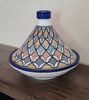 Picture of Handmade and Hand-Painted Tagine - Large Tagine Pot - Cooking & Serving Pot - Ceramic Kitchenware - Clay cooking pot - LEAD FREE