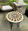 Picture of Mid Century Modern Mosaic Table - Custom Your Table's Colors And Height - Coffee Zellige Table
