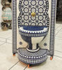 Picture of HUGE Garden Patio Rustic Outdoor Wall Water Fountain - Outdoor Indoor Mid Century Fountain - Mosaic Artwork - Handmade Wall Fixable Fountain