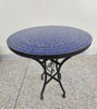 Picture of Midnight Blue Outdoor Table - Patio Blue Table - 20 inch / 500mm Coffee Table