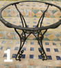 Picture of Midnight Blue Outdoor Table - Patio Blue Table - 20 inch / 500mm Coffee Table