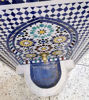 Picture of HUGE Garden Patio Rustic Outdoor Wall Water Fountain - Outdoor Indoor Mid Century Fountain - Mosaic Artwork - Handmade Wall Fixable Fountain