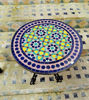Picture of Purple & Blue Mosaic Table - Outdoor Coffee Table