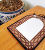 Picture of Mosaic Wall Mirror - Wall Mirror - CUSTOMIZABLE Wall / Floor Mirror - ( Indoors & Outdoors ) Mirror - Handmade Mosaic Mirror 8" to 20" Or +