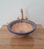 Picture of Natural Terracotta Mid Century Modern Bathroom Sink - Ceramic Washbasin - basin sink - Handmade Ceramic Sink - Vanity Sink -Countertop Basin