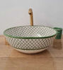 Picture of Unusual shaped Custom Made 12"x10" Oval Vessel Sink, Bathroom Washbasin