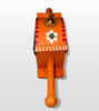 Picture of Handmade Wooden Showpiece For Home Decor Wooden Crafts Table Decor Decorative  Orange Palanquin Indian Art - Channapatna Toys