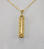 Picture of Personalized Cartouche Egyptian Jewelry | Handmade Sterling Silver Gold Plated Necklace