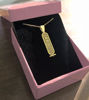 Picture of Egyptian Cartouche Necklace in 925 Sterling Silver | Hieroglyphic Jewelry