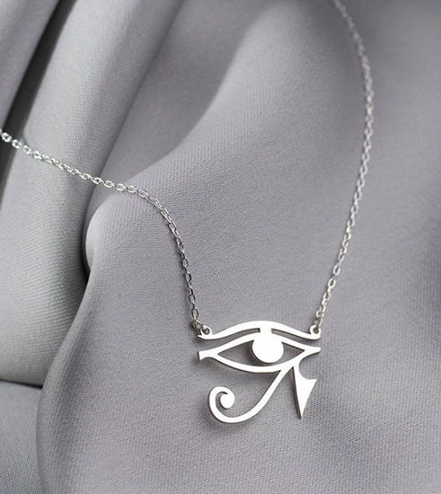 Picture of Eye Of Ra/Horus Necklace | Egyptian Rare Jewelry