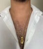 Picture of Solid Gold Bast Ancient Egyptian Goddess Pendant: Exclusive Men's Gold jewelry