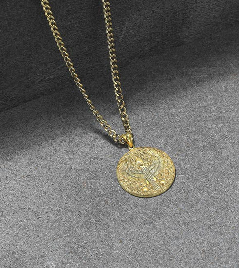 Picture of Gold Egyptian Eagle Pendant