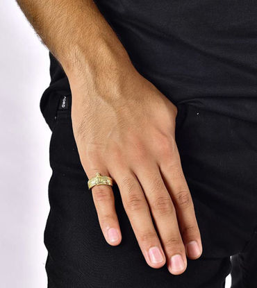 Picture of Gold Isis Band Ring