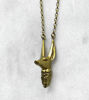 Picture of Gold Anubis Pendant Necklace | Timeless Elegance