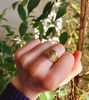 Picture of Eye of Horus Gold Ring: Ancient Egyptian Symbol