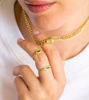 Picture of Thin Signet Ring Gold Boho